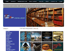 Tablet Screenshot of excellibrary.com